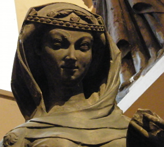 France Strasbourg - Musee de l Oeuvre Notre-Dame Cathedral portal virtues and vices 1280-90